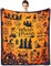 Witch Blanket Halloween Throw Blankets for Women Witch Flannel Fleece Blankets for Couch Sofa Bed Chair Decor Halloween Decorations Blanket 50X60In